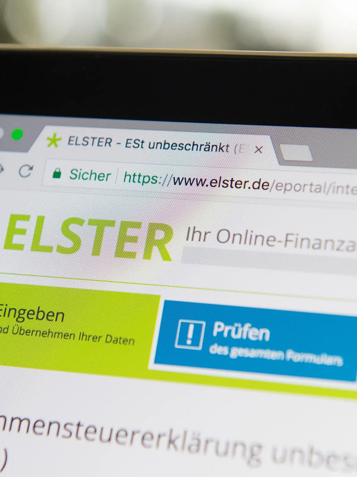 Elster-Online Portal