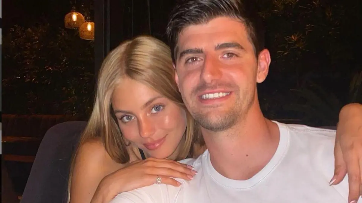Mishel Gerzig und Thibaut Courtois