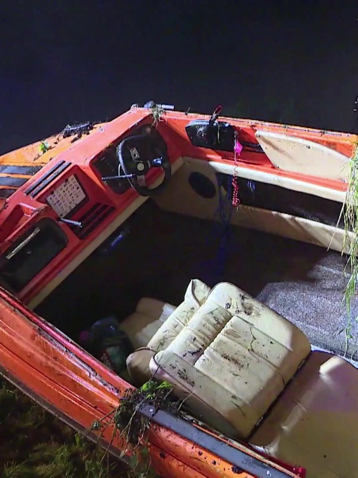 Zerstörtes Boot