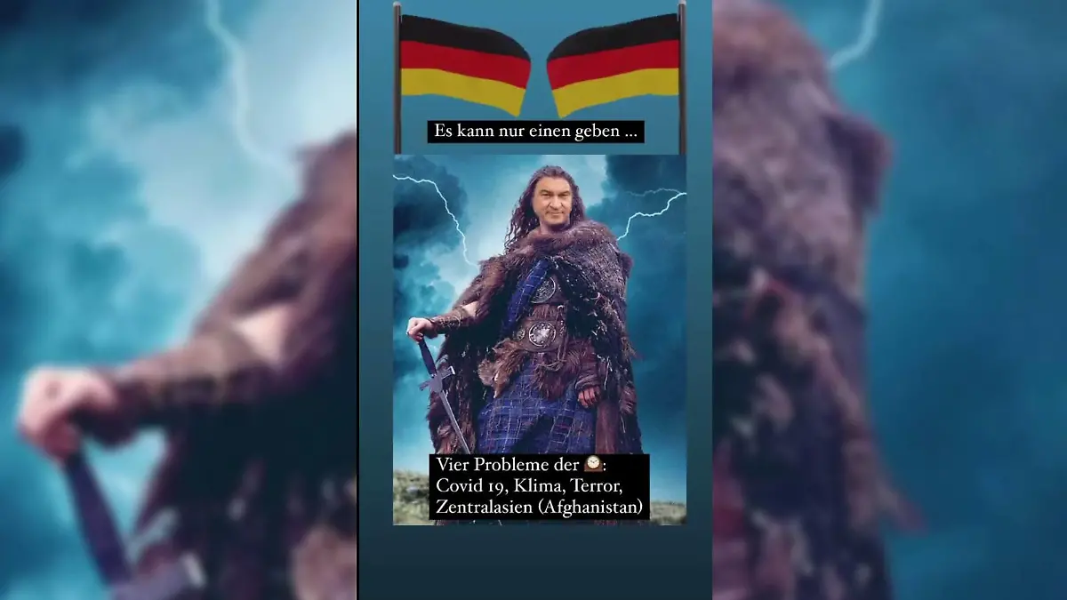 Markus Söders Tochter Gloria-Sophie macht ihren Papa zum "Highlander".
