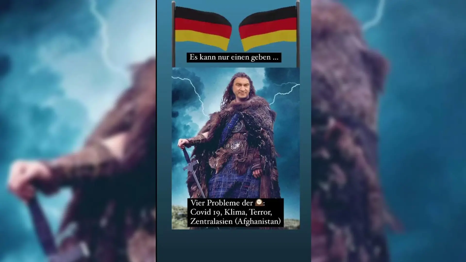Markus Söders Tochter Gloria-Sophie macht ihren Papa zum "Highlander".