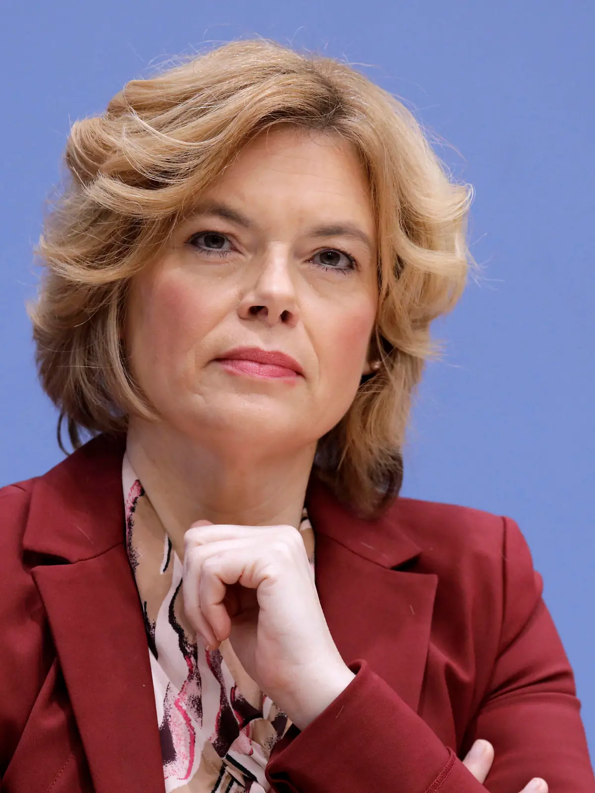  Julia Kloeckner, Bundesministerin fuer Ernaehrung und Landwirtschaft, CDU, PK zu - 20 Jahre Bio-Siegel - Ergebnisse des Oekobarometer 2020, DEU, Berlin, 15.01.2021 *** Julia Kloeckner, Federal Minister for Food and Agriculture, CDU, PK on 20 years of the organic seal Results of the Oekobarometer 2020, DEU, Berlin, 15 01 2021
