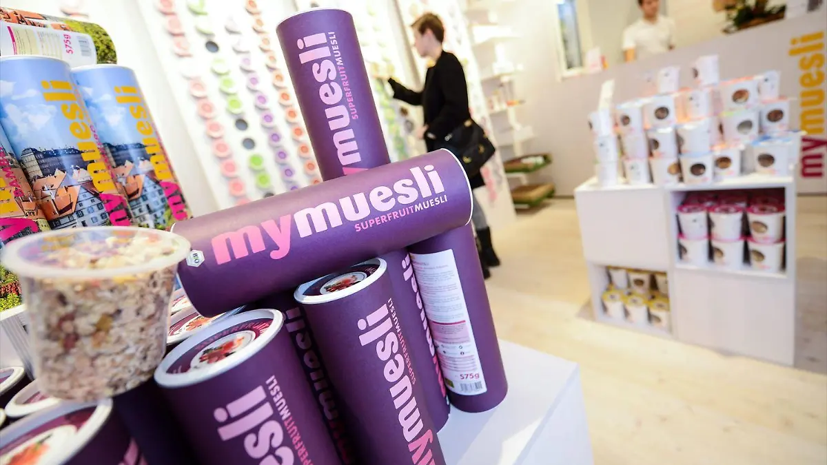 Die Qual der Wahl. 80 Zutaten und 566 Billiarden Kombinationsmöglichkeiten gab es zuletzt bei mymuesli. Doch jetzt schließen die deutschen Filialen und das Angebot wird reduziert.