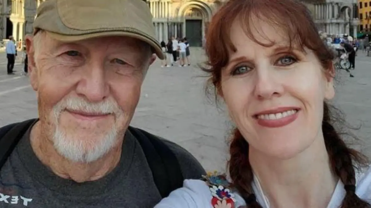 Leighan Cortes  und ihr Vater Randy Meek reisten gemeinsam durch Europa.