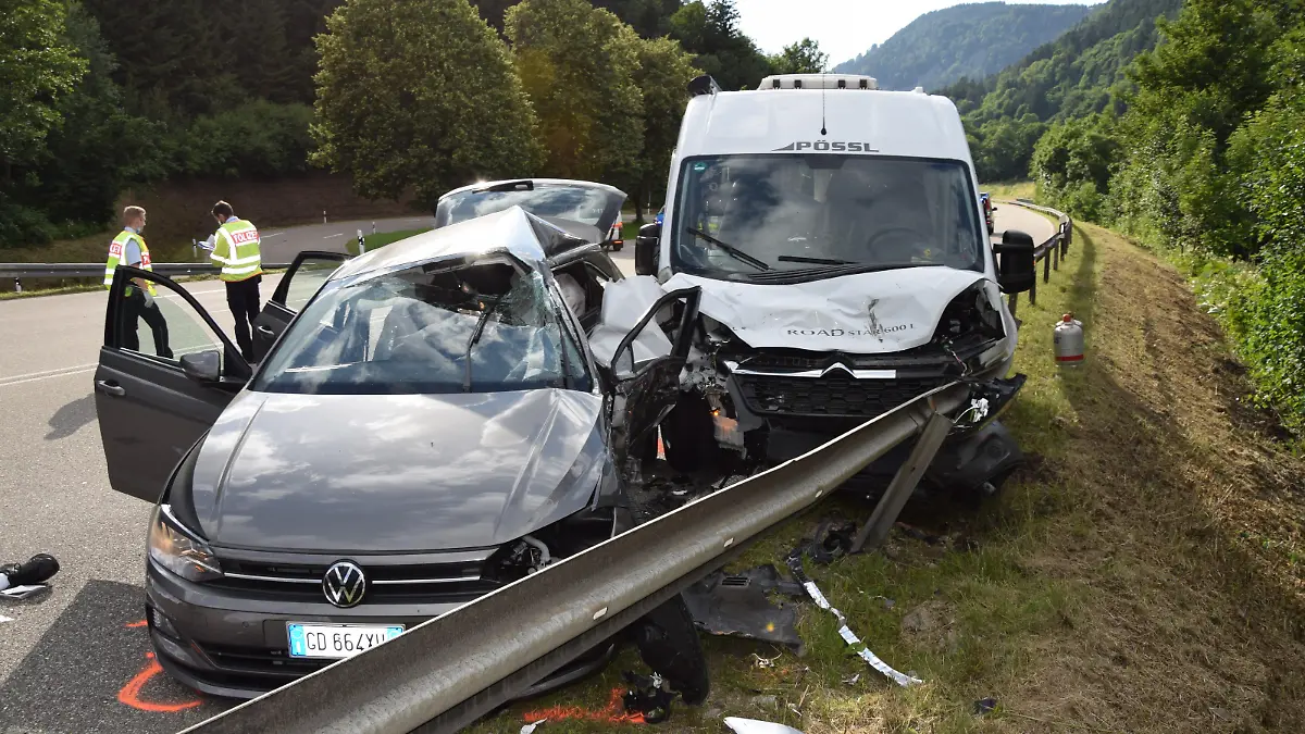 Randy Meek und seine Tochter Leighan Cortes verunglückten in der Nähe von Freiburg.