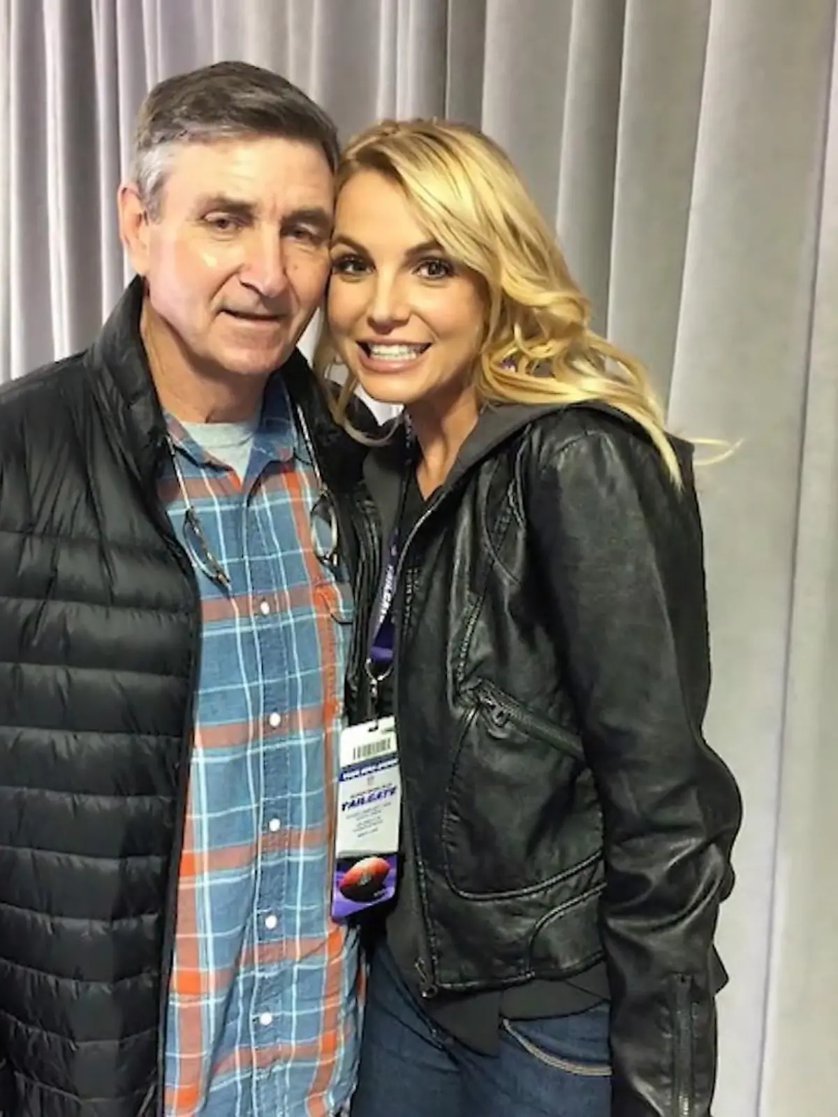 Britney Spears mit ihrem Vater Jamie Spears.
