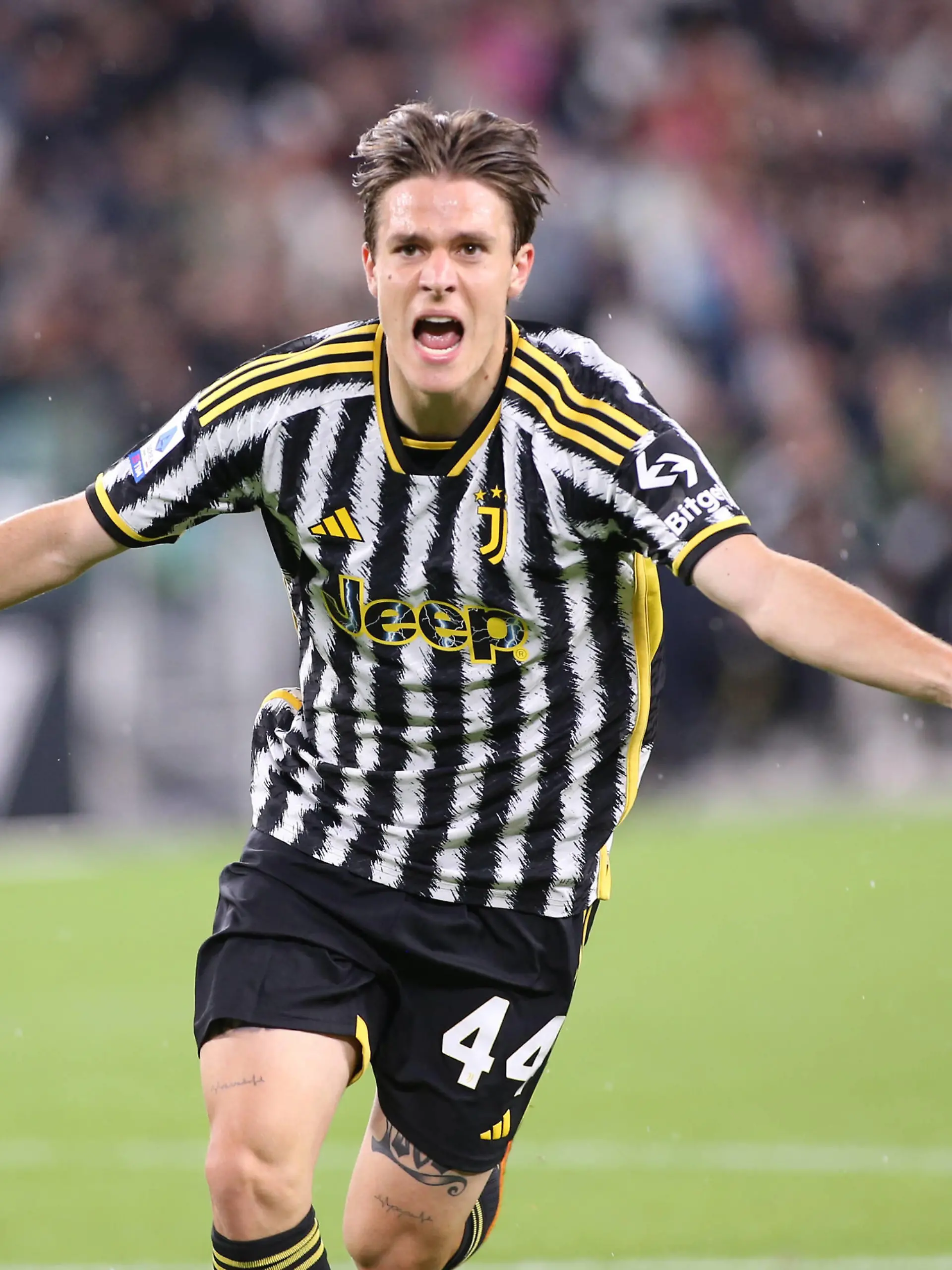 italian soccer Serie A match - Juventus FC vs US Cremonese Nicola Fagioli Juventus FC celebrates the goal during Juventus FC vs US Cremonese, italian soccer Serie A match in Turin, Italy, May 14 2023 Turin Allianz Stadium Italy Copyright: xClaudioxBenedettox/xLiveMediax LPS_939262