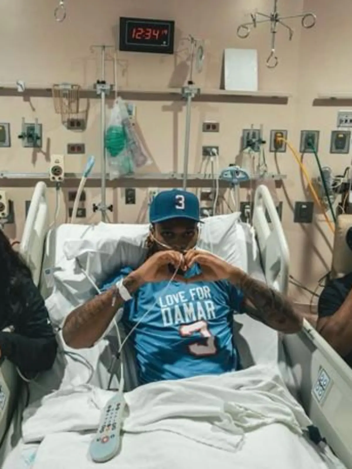 Damar Hamlin fiebert im Krankenbett mit seinen Buffalo Bills.