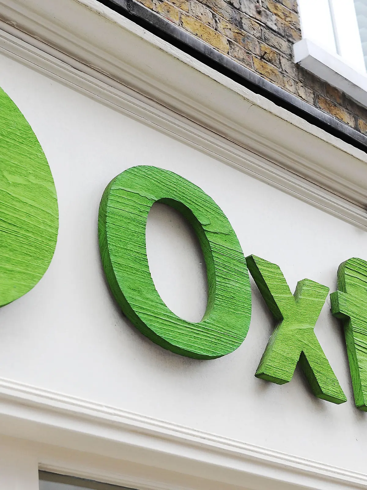 Oxfam-Schild
