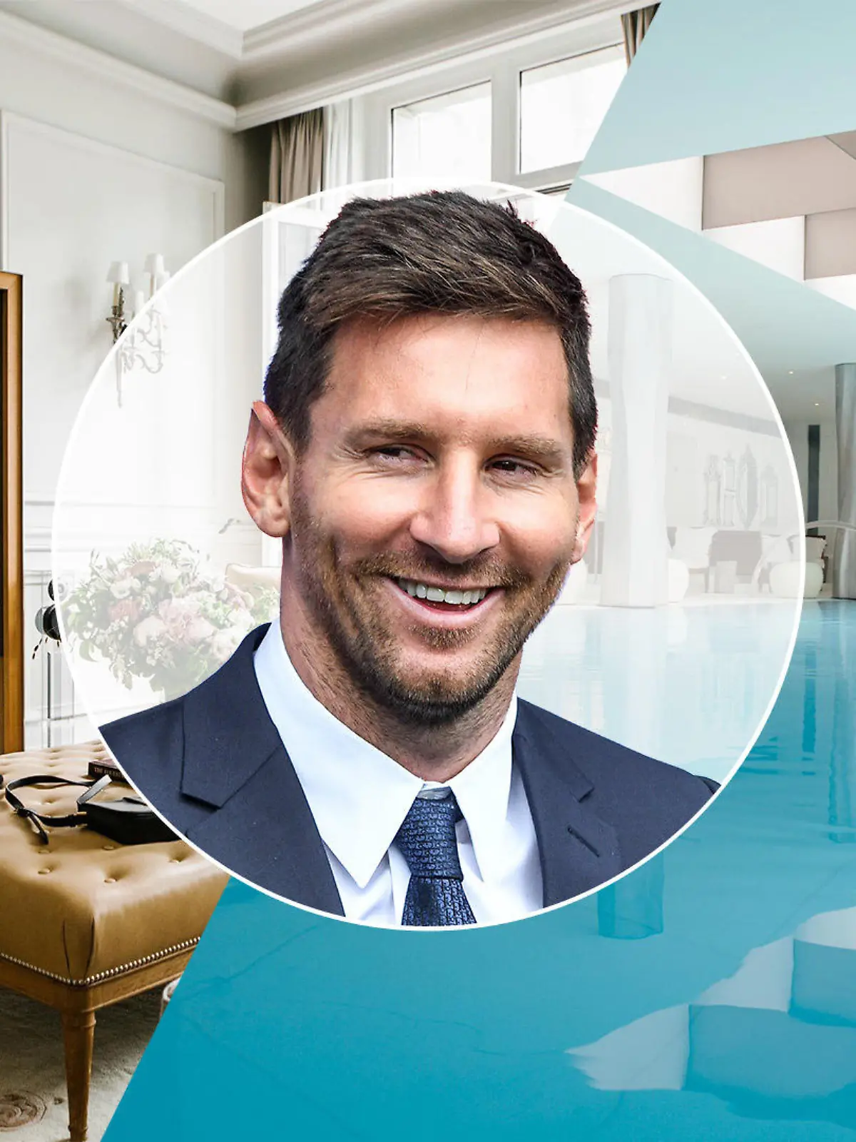 Messi im Le Royal Monceau