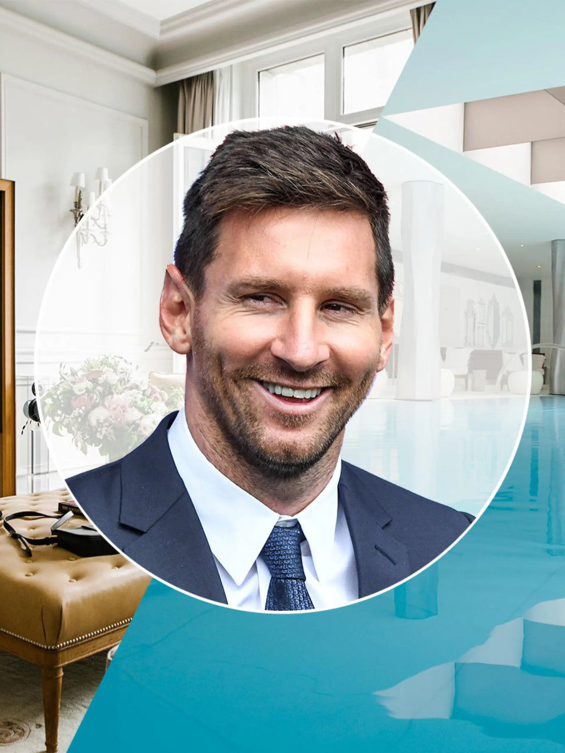 Messi im Le Royal Monceau