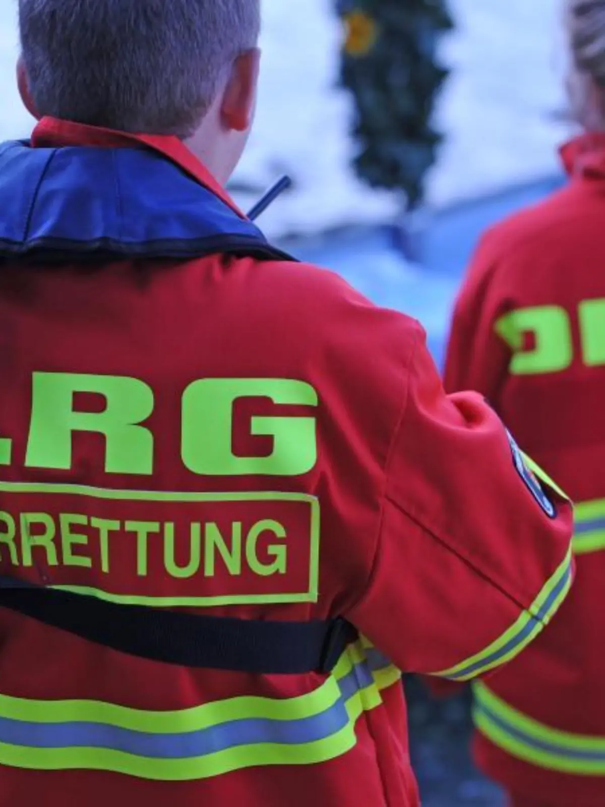 Helfer der DLRG Wasserrettung
