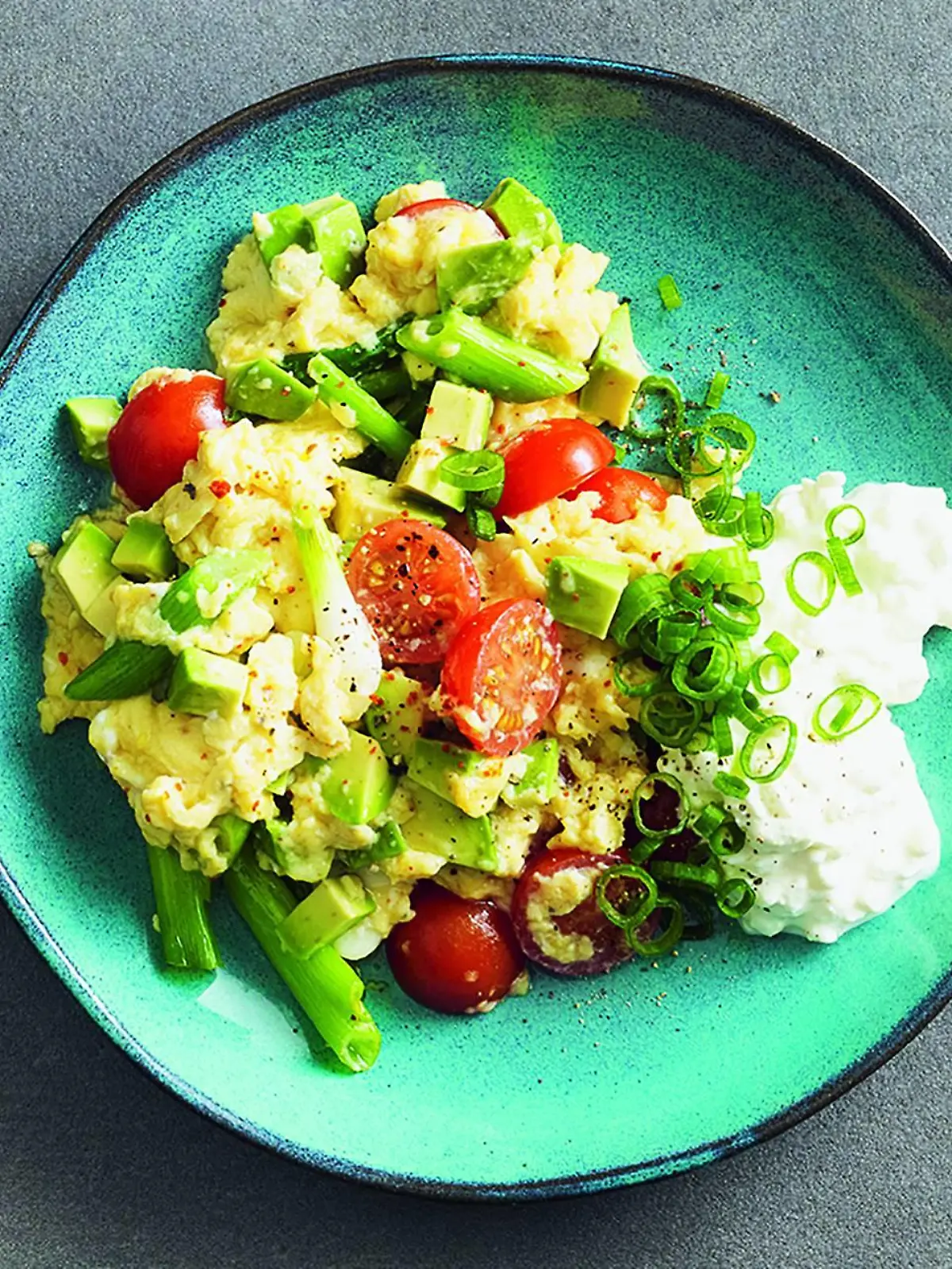 Rührei mit Avocado und Tomaten: Rezept von Doc Esser