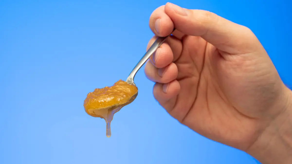 Kristallisierter Honig lässt sich nicht mehr so gut verarbeiten, wie die cremige Form.