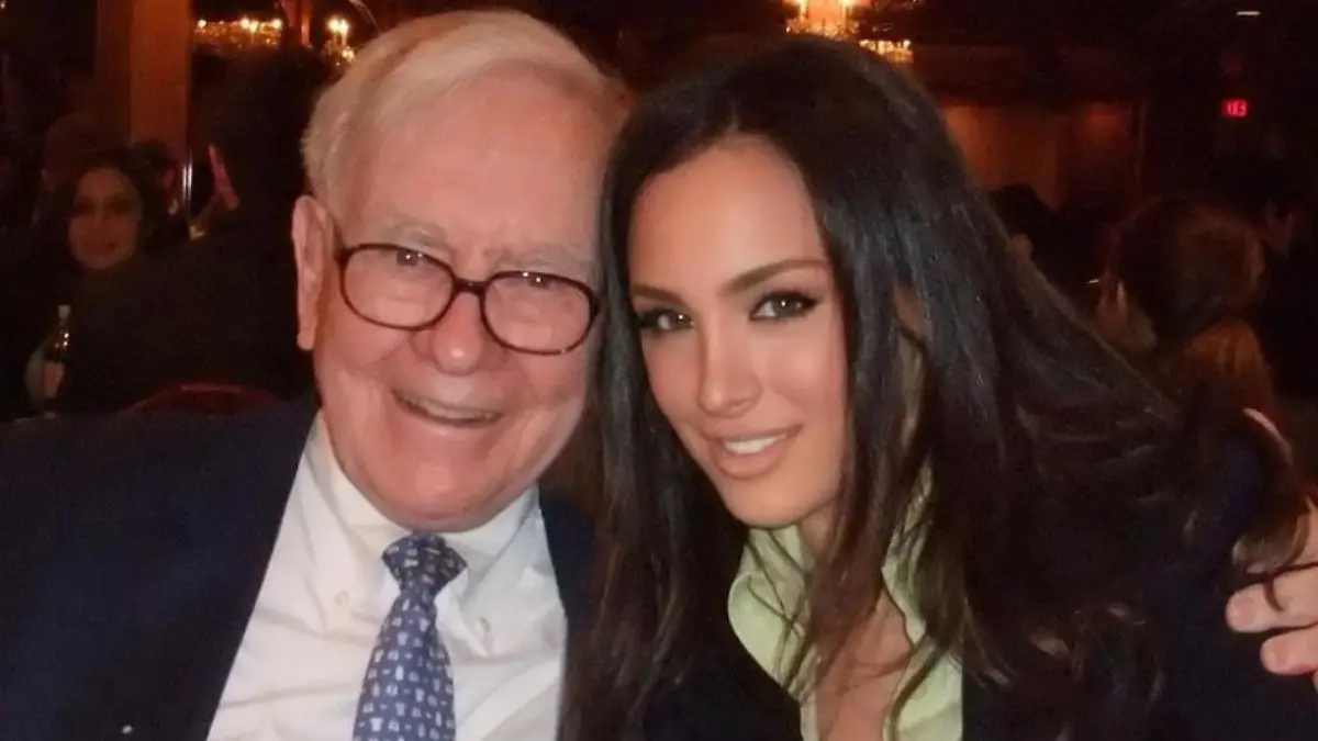 Natacha Tannous mit US-Milliardär Warren Buffet.