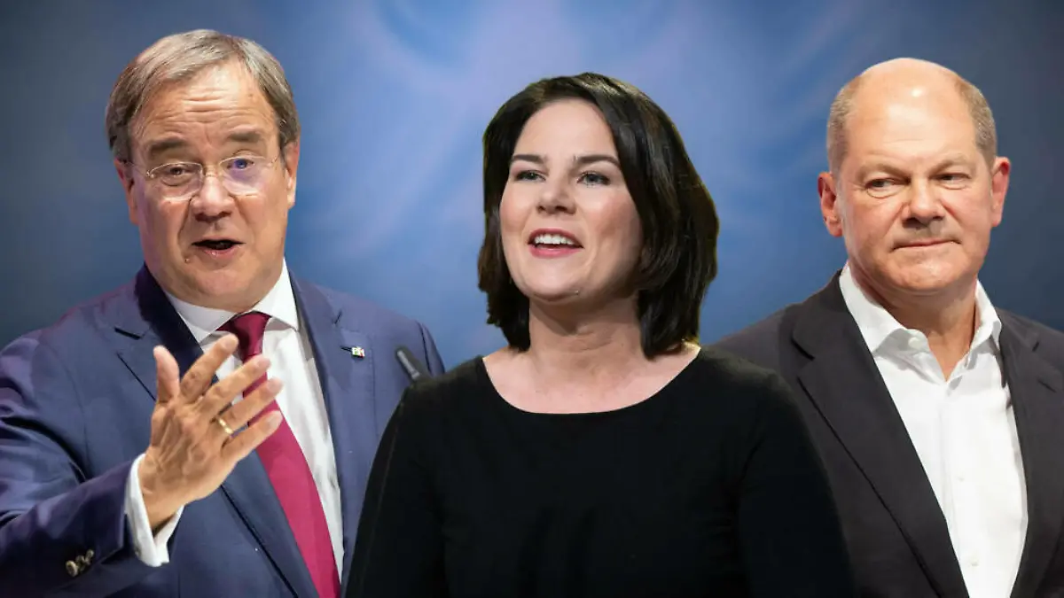Kanzlerkandidaten stellen sich Kreuzverhör einer Schulklasse im TV