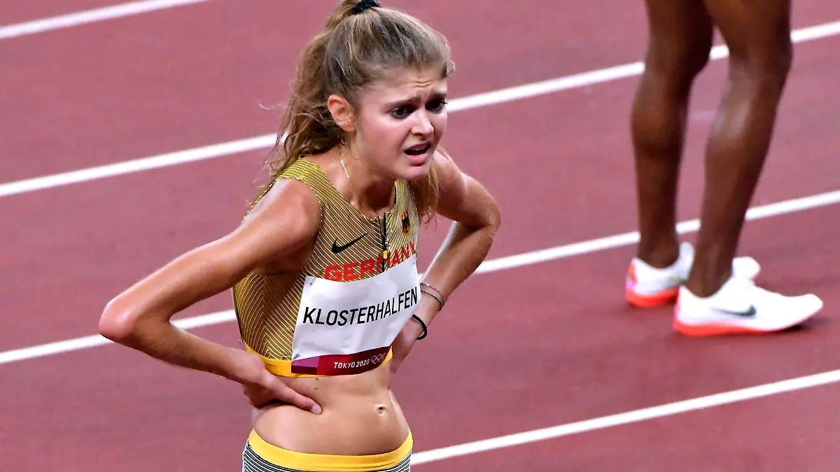 Tokio 2020 im Jahr 2021, Leichtathletik, 10000m, Damen KLOSTERHALFEN Konstanze Team GER Finale 10 000m der Frauen TOKYO Olympic Games, Olympische Spiele, Olympia, OS 2020 Sommerspiele in Tokyo am 07.August 2021 Nationalstadion Tokyo *** KLOSTERHALFEN Konstanze Team GER Final Womens 10 000m TOKYO Olympic games 2020 Summer Games in Tokyo on 07 August 2021 National Stadium Tokyo