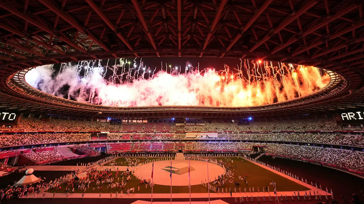  Tokyo 2020 Olympic Games, Olympische Spiele, Olympia, OS Closing Ceremony TOKYO, JAPAN, AUG 08: The closing ceremony of Tokyo 2020 Summer Olympic Games in Tokyo Olympic Stadium, Tokyo, Japan on AUG 8, 2021. Tokyo Japan 6888_245428 Copyright: xSeokyongxLee/PentaxPressx