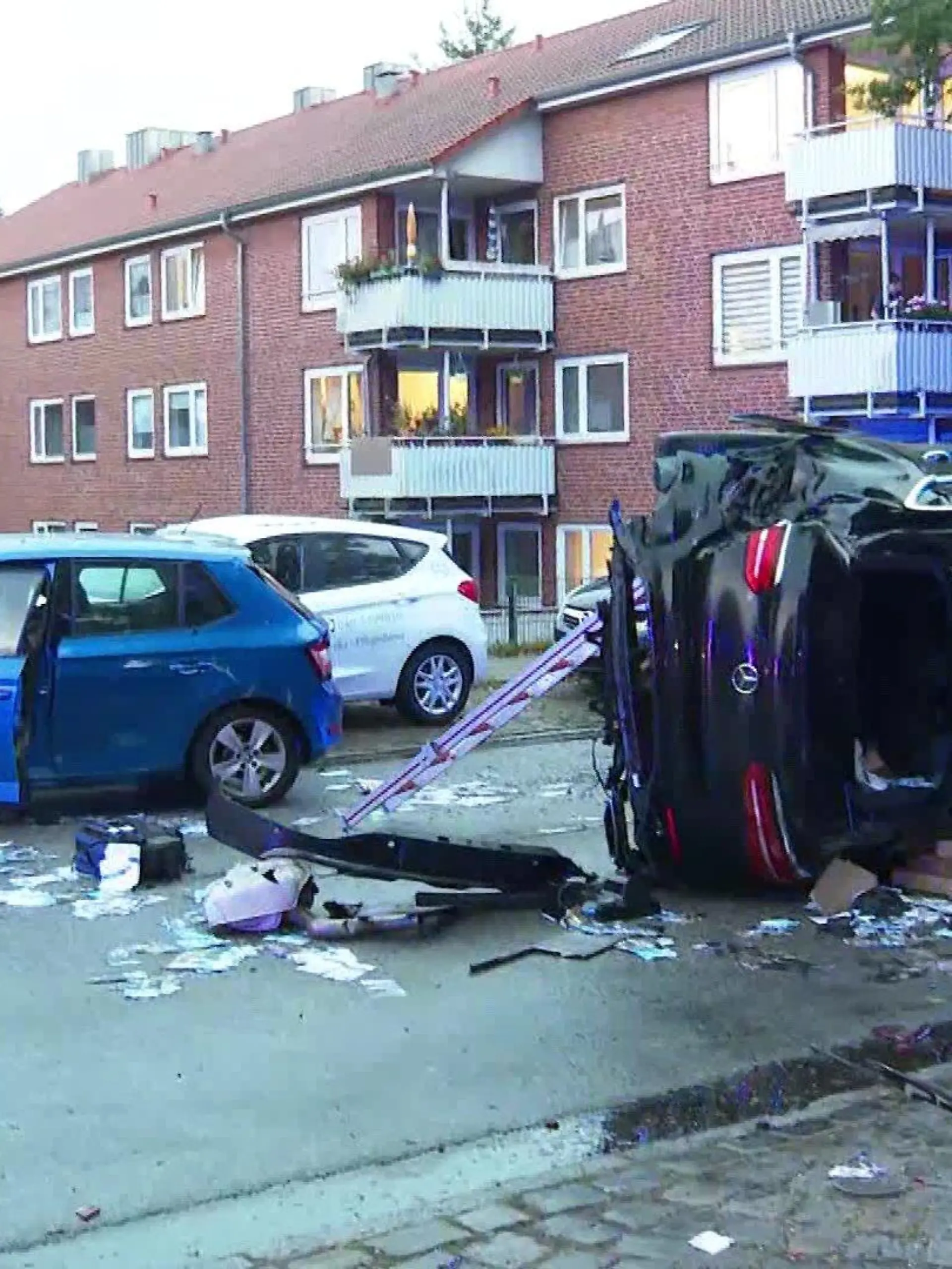 Tödlicher Autounfall in Hamburg-Lohbrügge