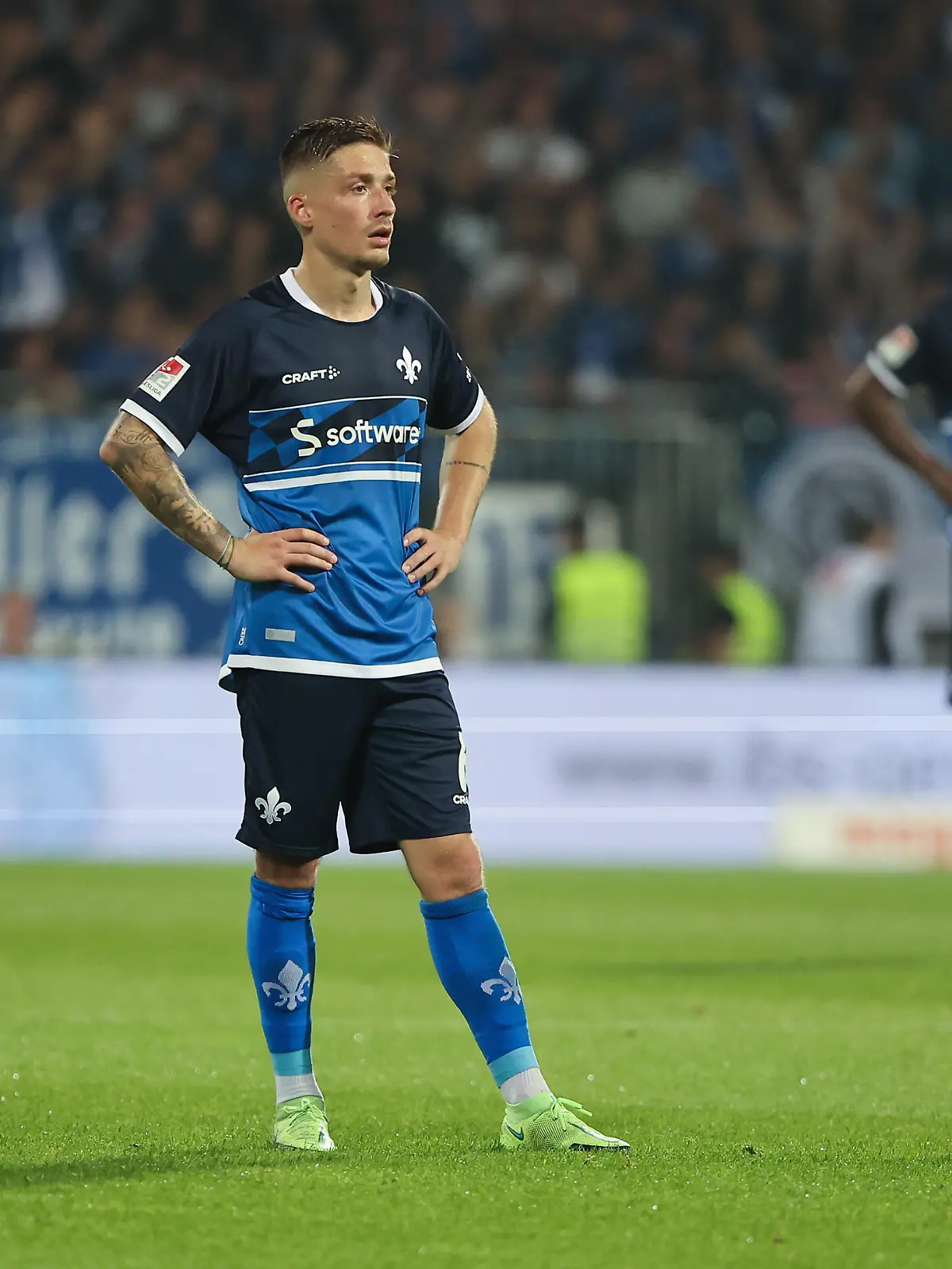 06.05.2023, xdcx, Fussball 2. Bundesliga, SV Darmstadt 98 - FC St. Pauli, emonline, emspor, despor, v.l., Marvin Mehlem (SV Darmstadt 98) DFL/DFB REGULATIONS PROHIBIT ANY USE OF PHOTOGRAPHS AS IMAGE SEQUENCES AND/OR QUASI-VIDEO.