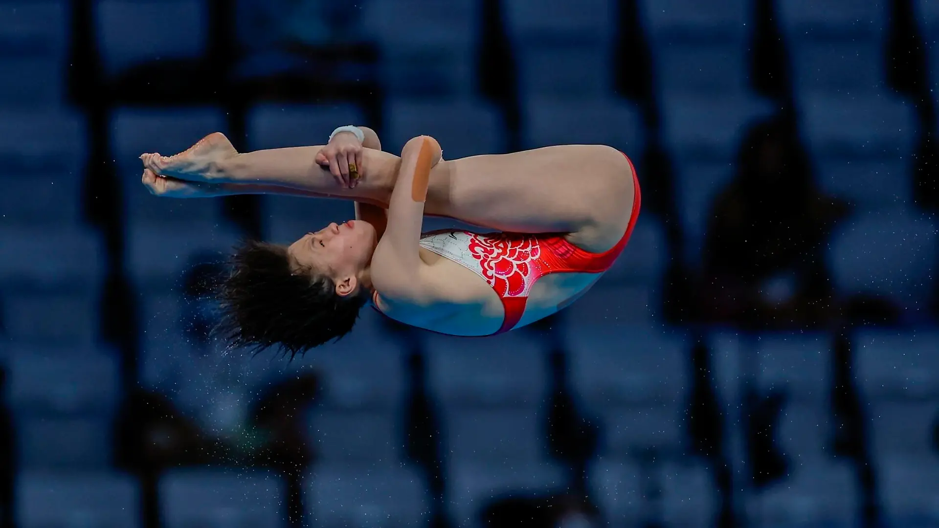 Chinese Hongchan Quan in her way to win the gold medal during the final of women s 10m platform diving amid the 2020 Olympic Games, Olympische Spiele, Olympia, OS at the Aquatic Center of Tokyo, Japan, 05 August 2021. 2020 Olympic Games - Diving ACHTUNG: NUR REDAKTIONELLE NUTZUNG PUBLICATIONxINxGERxSUIxAUTxONLY Copyright: xFernandoxBizerrax EVE8306 20210805-6d02ec9031be56212778a7b877f2136b834d867f