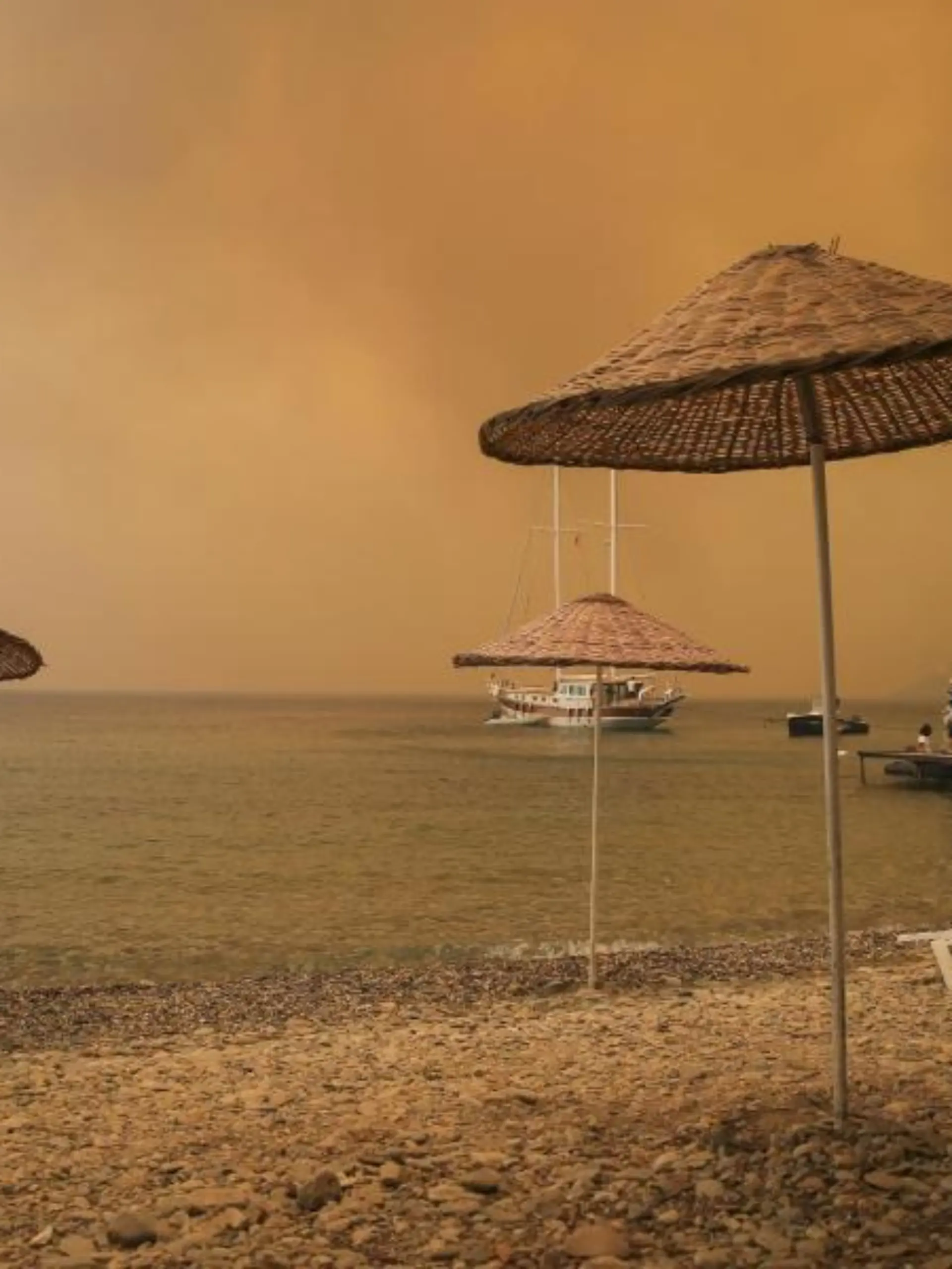 So stellen sich die wenigsten ihren Strandurlaub vor