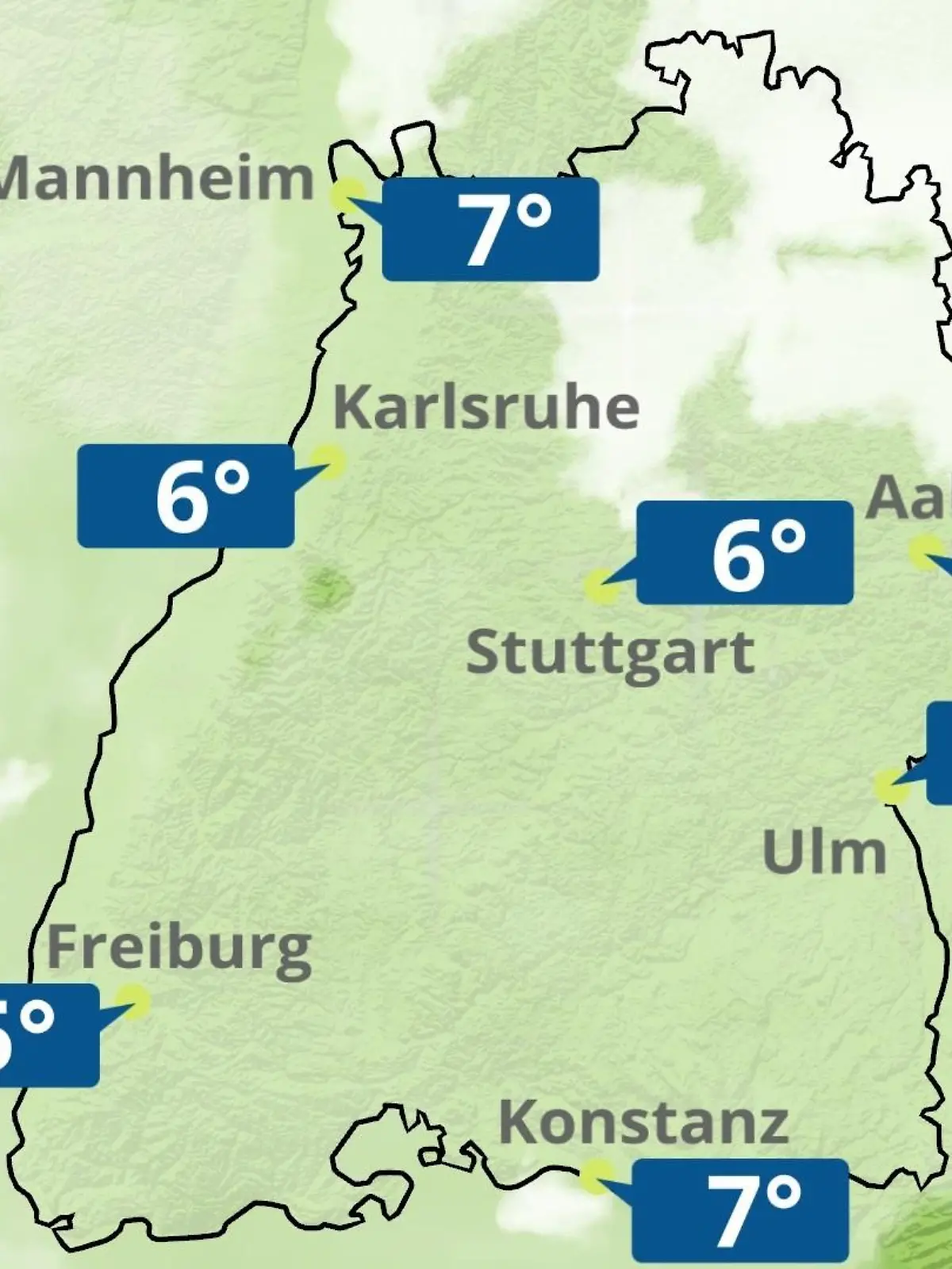 Bild zu: "Baden-Württemberg: Wie wird das Wetter?"