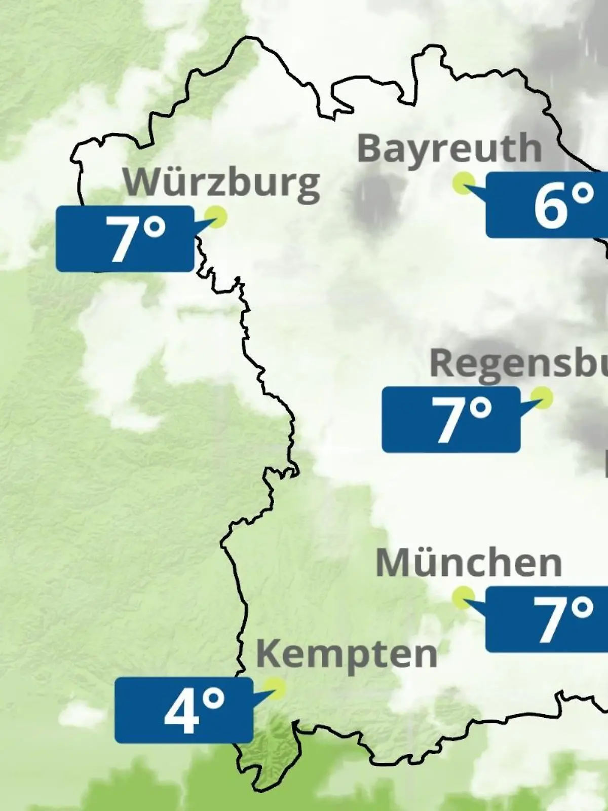 Bild zu: "Bayern: Wie wird das Wetter?"