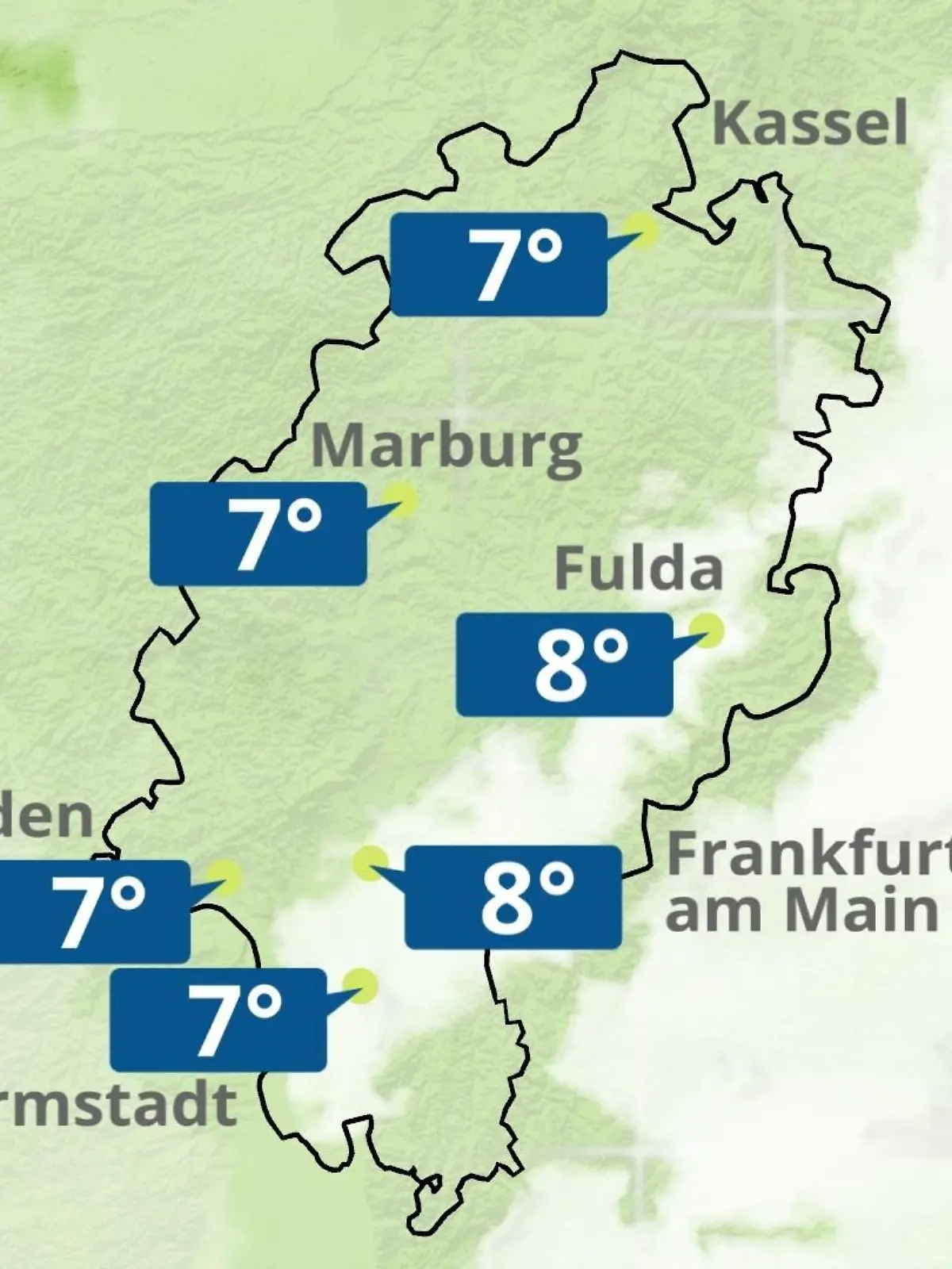 Bild zu: "Hessen: Wie wird das Wetter?"