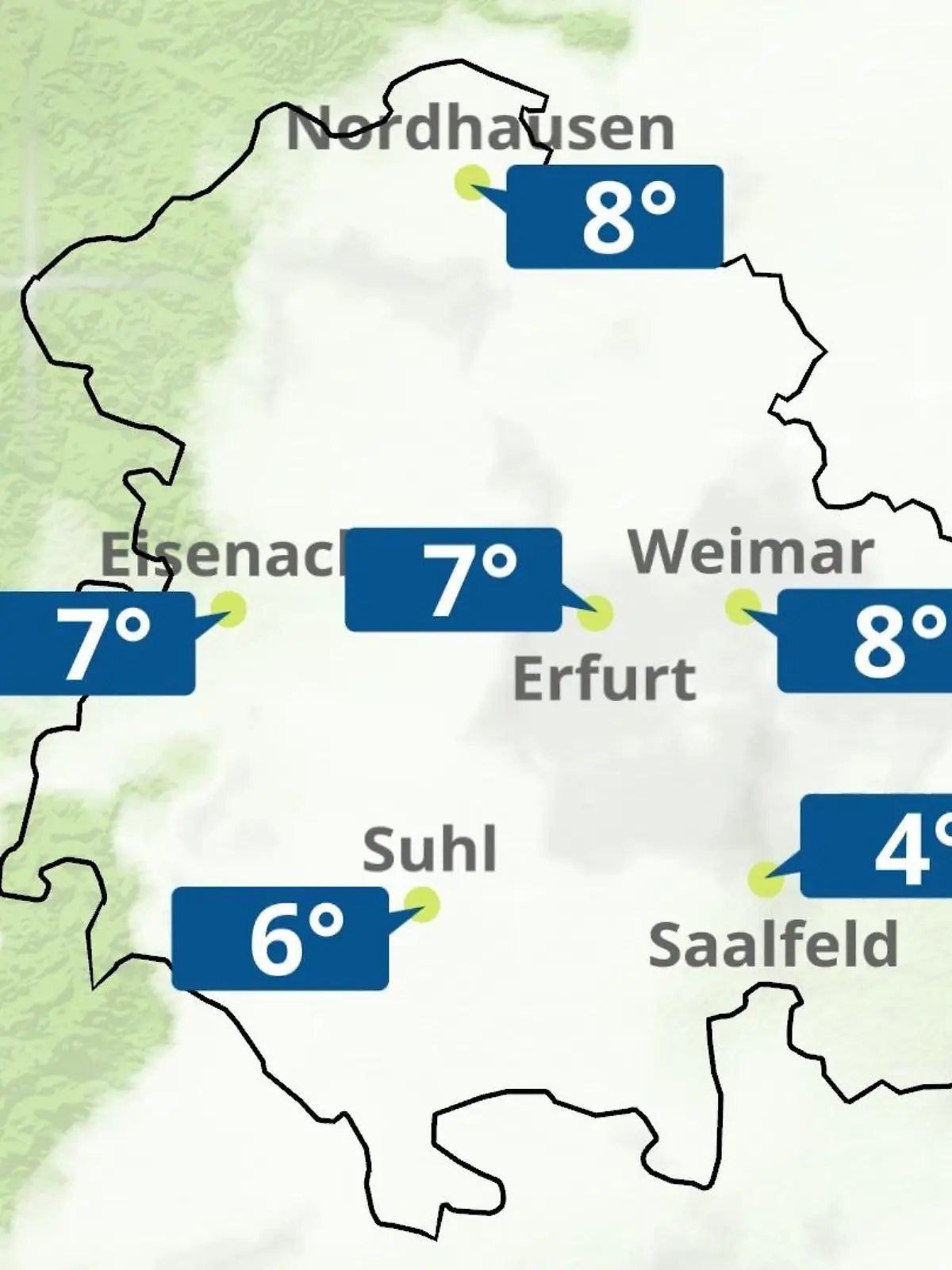 Bild zu: "Thüringen: Wie wird das Wetter?"
