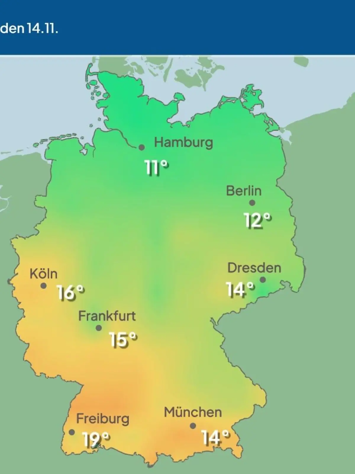 Bild zu: "Im Video: Temperatur-Vorhersage"