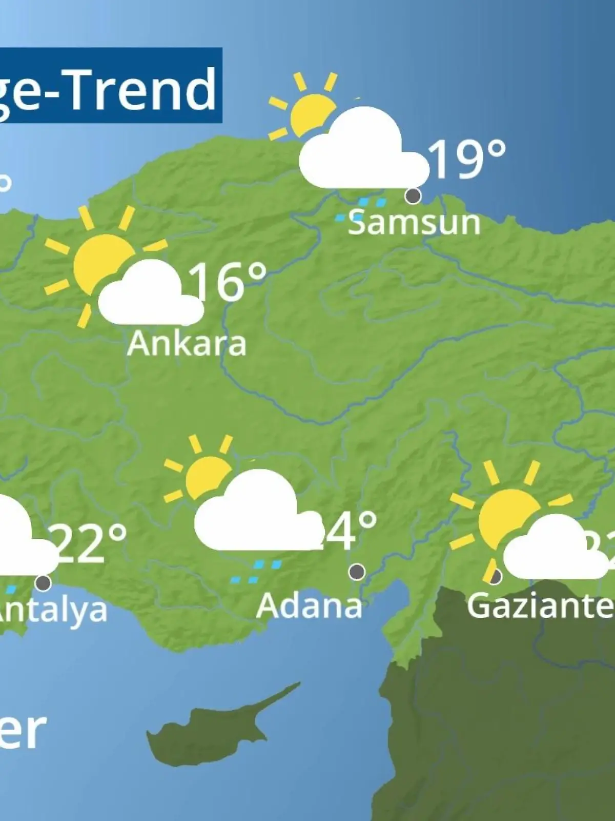 Bild zu: "Türkei: Wie wird das Wetter?"