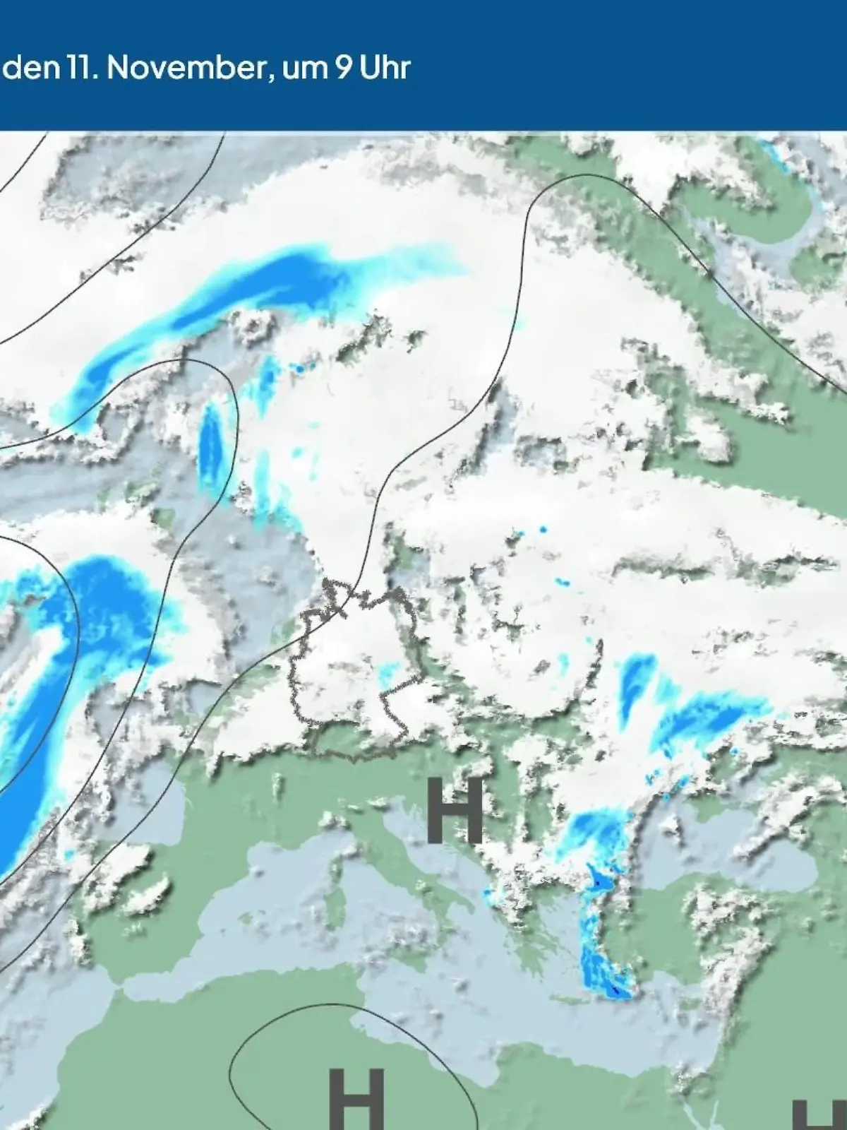Bild zu: "Die Wetterlage der kommenden 5 Tage"