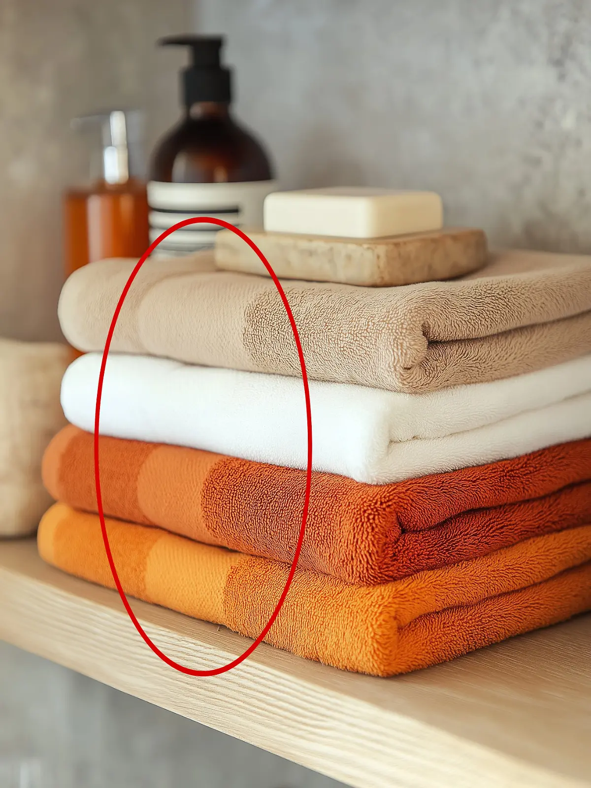 Diese Streifen an Handtüchern sind nicht nur wegen der Optik da.