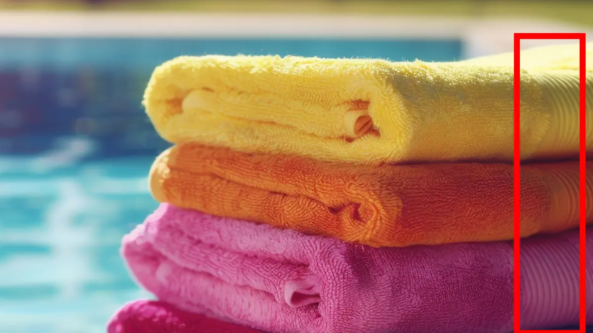  Der kleine, eng gewobene Streifen am Rand des Handtuchs hat eine große Bedeutung.