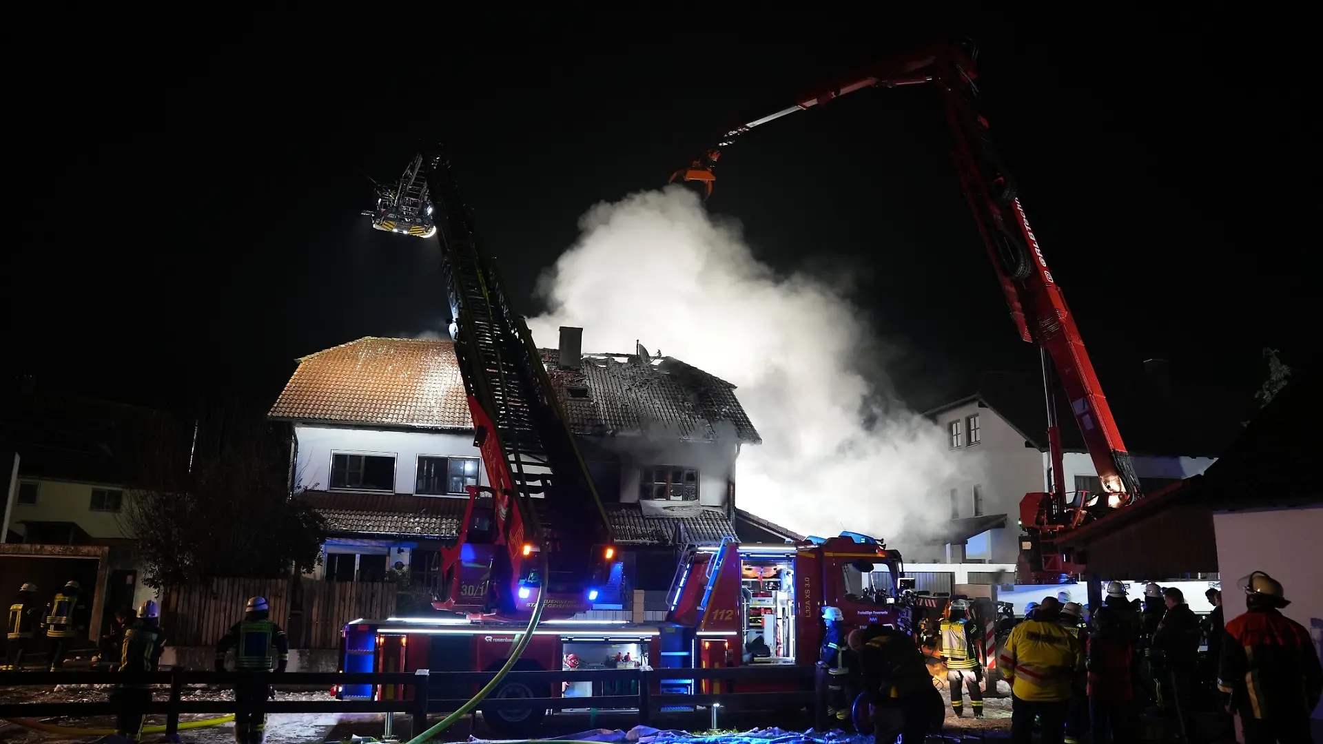 Feuerwehreinsatz im bayrischen Geisenfeld