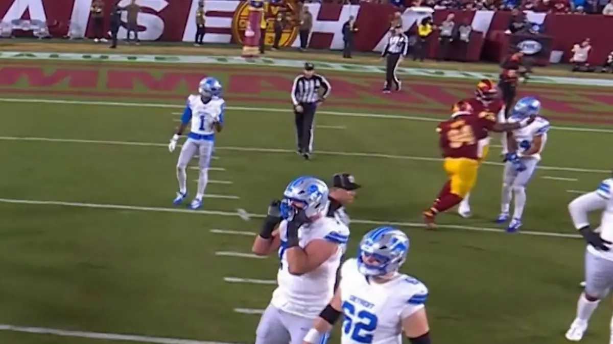 Wegen Trump-Jubel? Deutscher NFL-Star bekommt plötzlich Schlag ins Gesicht Prügel-Skandal um Amon-Ra St. Brown