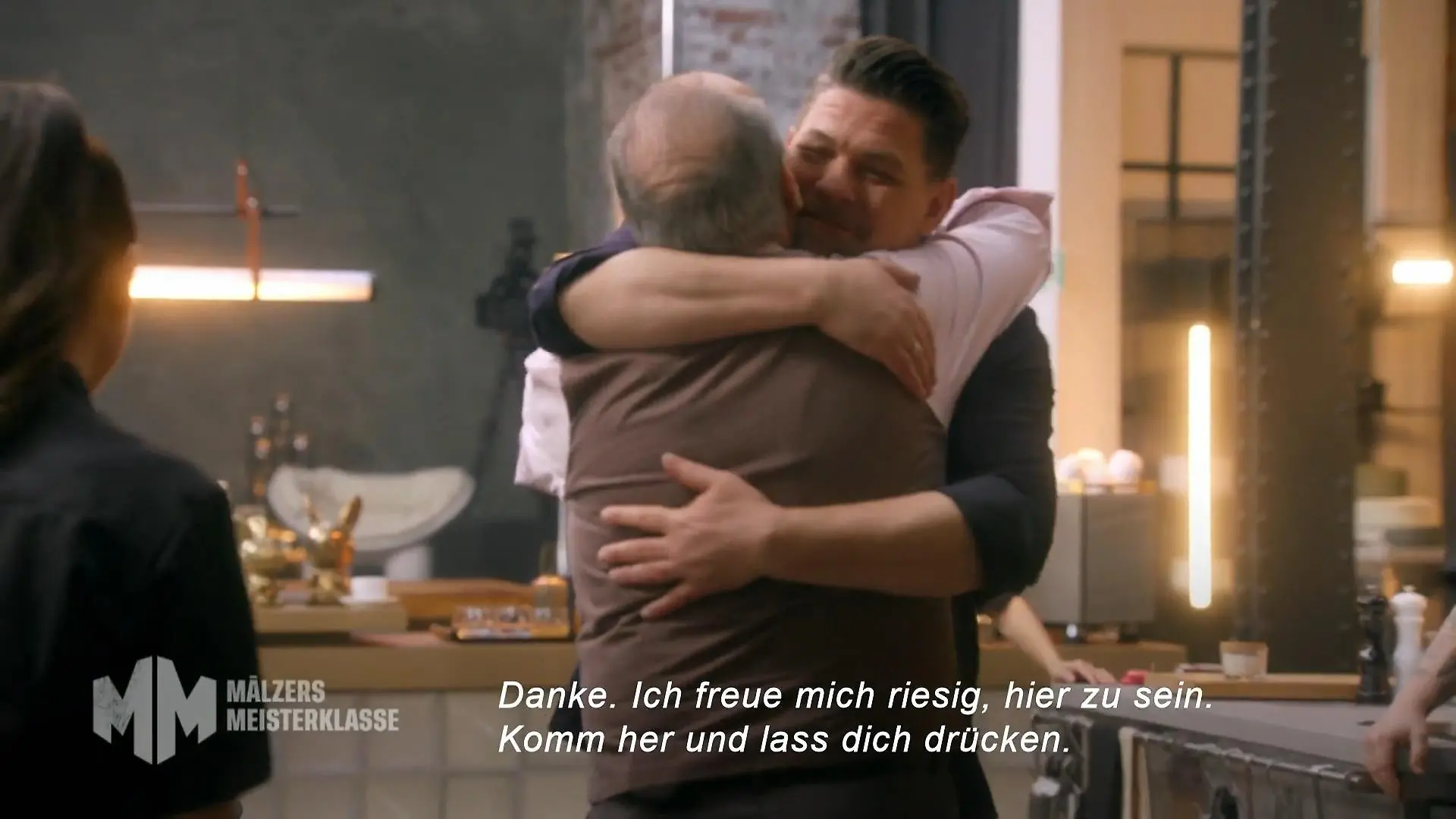 Mälzers Meisterklasse bekommt emotionalen Besuch Ein Vater und ein Freund