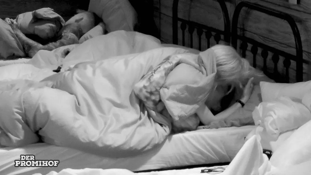 Emma Fernlund und Tim Kühnel treiben es wild im Schlafsaal Sex auf dem Promihof!