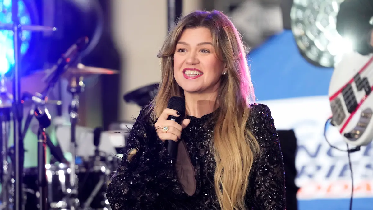 Kelly Clarkson bei einer NBC-Show im Mai in  New York. 