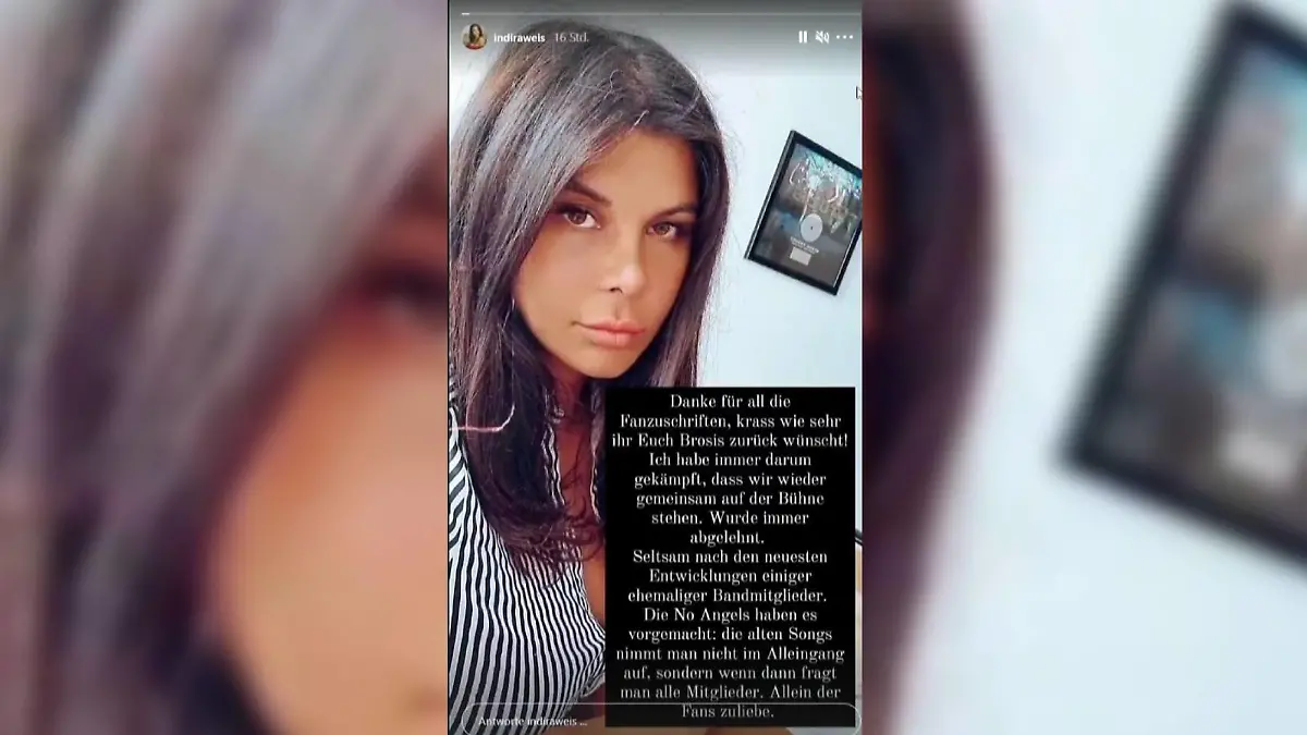 Indira Weis ist enttäuscht von ihren Ex-"Bro'Sis"-Kollegen Ross Anthony und Giovanni Zarrella.