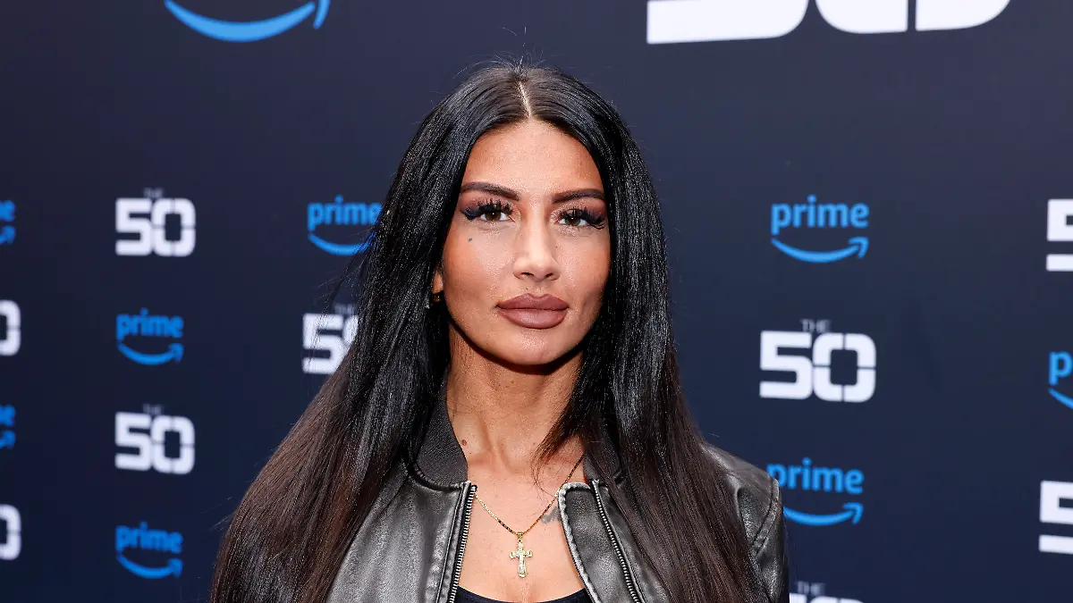 TV-Star Christina Dimitriou kommt zum Social Event der Amazon Show ‘The 50’ in der Wolkenburg