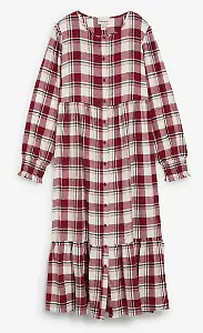 Midikleid aus Flanell