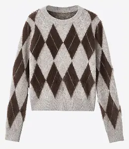 Karierter Pullover von Mango