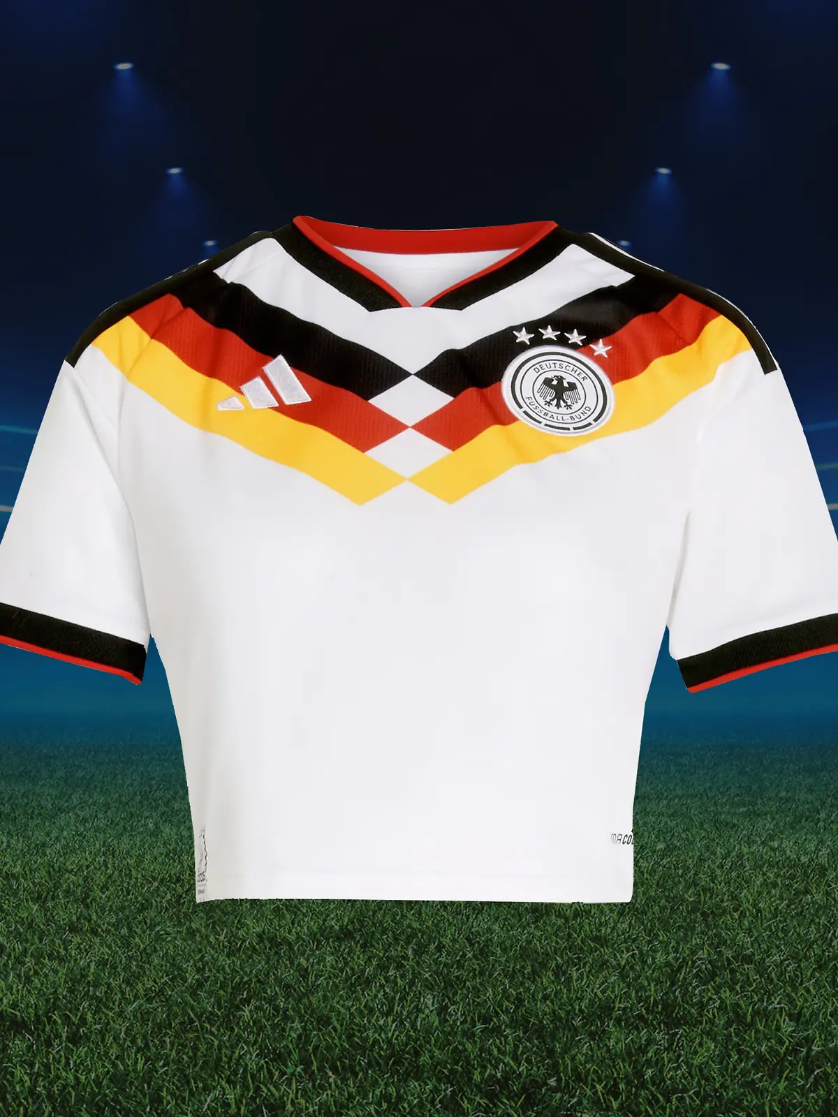 Das WM-Heimtrikot in kurzem Schnitt.