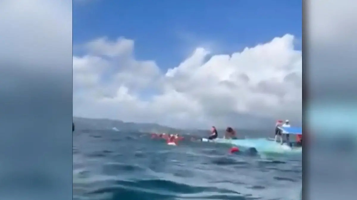 Kreuzfahrer-Ausflugsboot gekentert! Albtraum in der Karibik