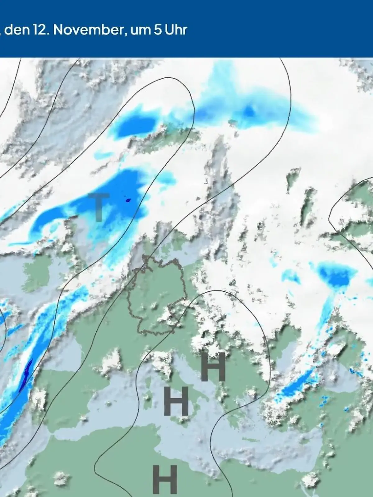 Bild zu: "Die Wetterlage der kommenden 5 Tage"