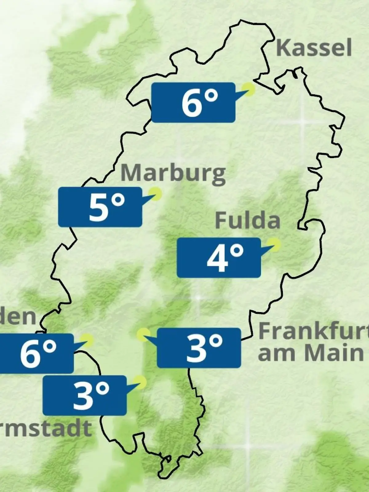 Bild zu: "Hessen: Wie wird das Wetter?"