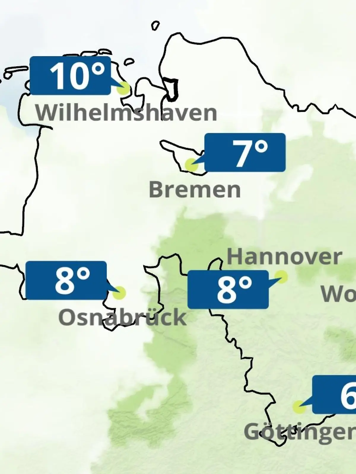 Bild zu: "Bremen und Niedersachsen: Wie wird das Wetter?"