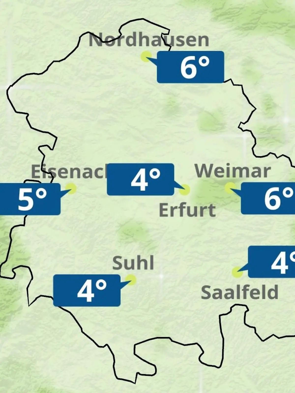 Bild zu: "Thüringen: Wie wird das Wetter?"